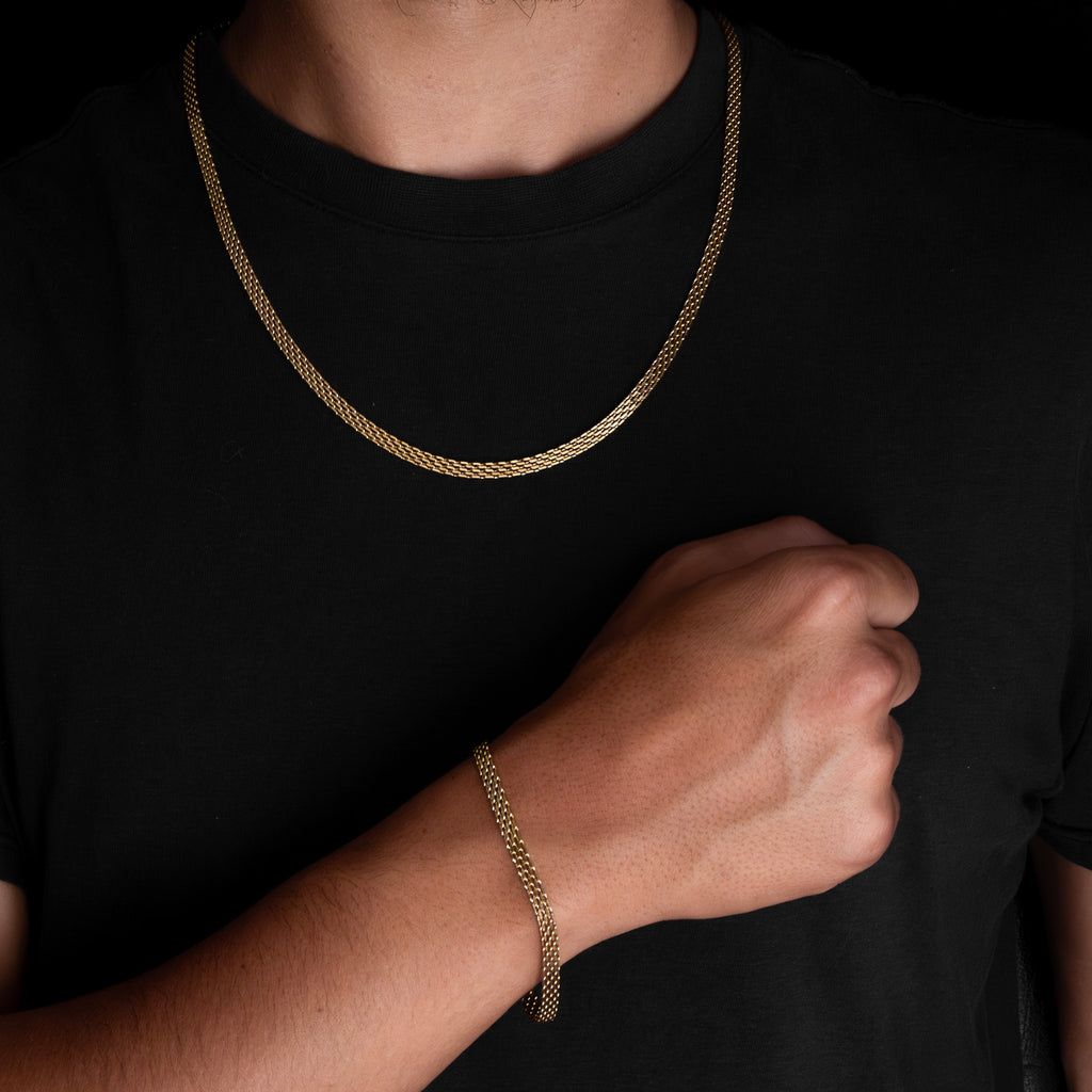 Combo Cadena Chinesca Hombre + Pulsera