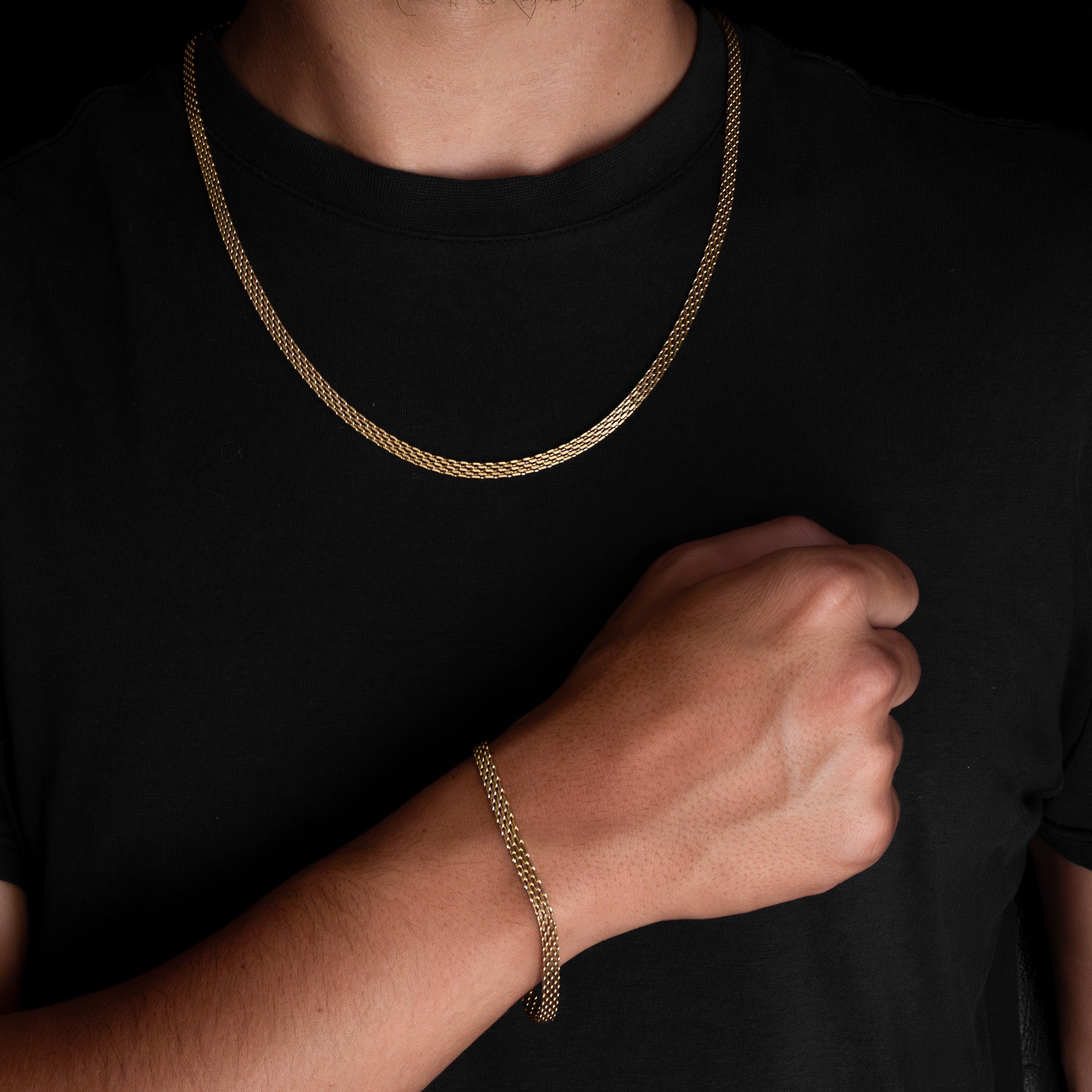 Combo Cadena Chinesca Hombre + Pulsera