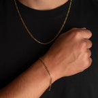 Combo Cadena Cartier Hombre + Pulsera