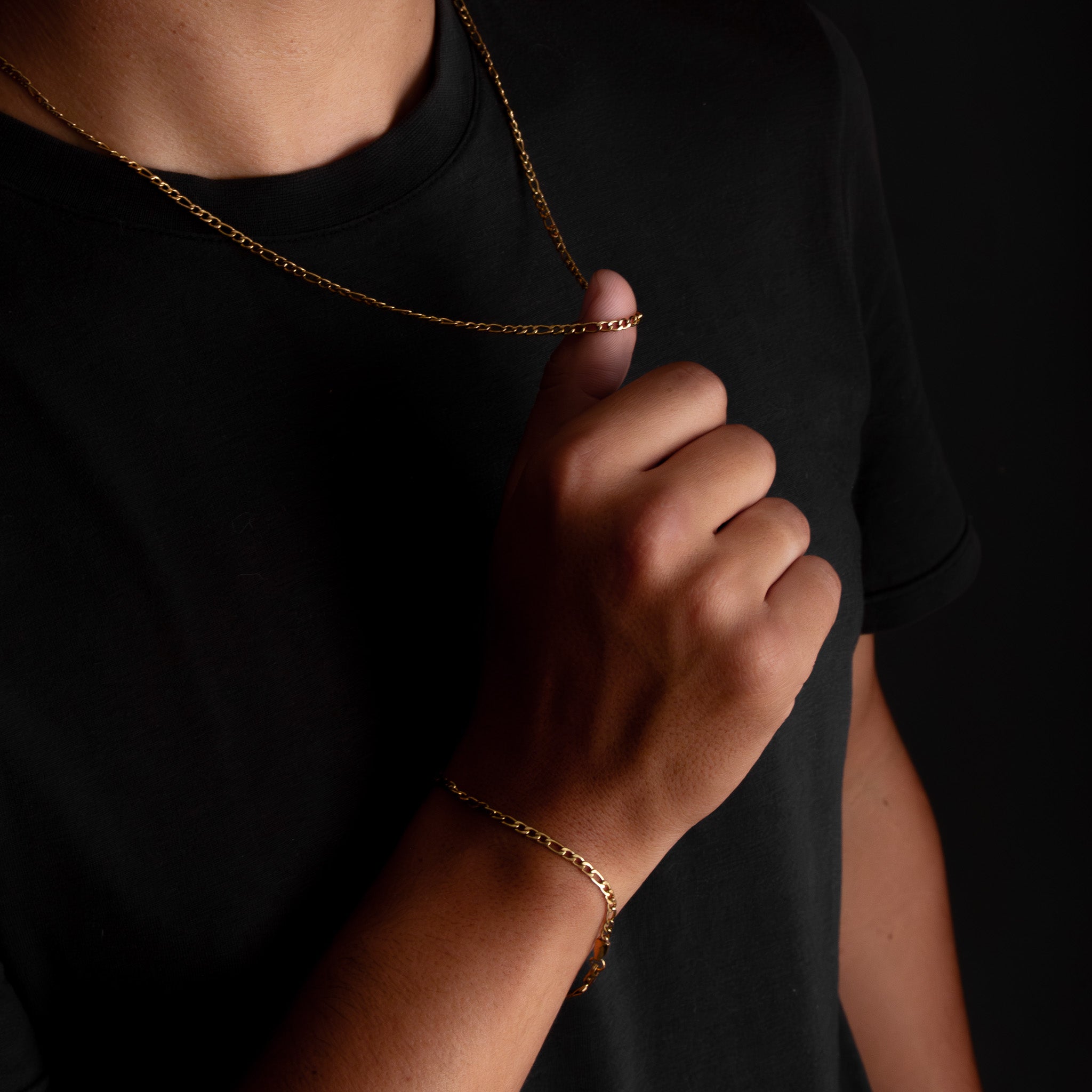 Combo Cadena Cartier Hombre + Pulsera