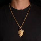 Combo Cadena Chinesca Hombre + Dije Rey Leon