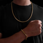 Combo Cadena Franco Hombre + Pulsera