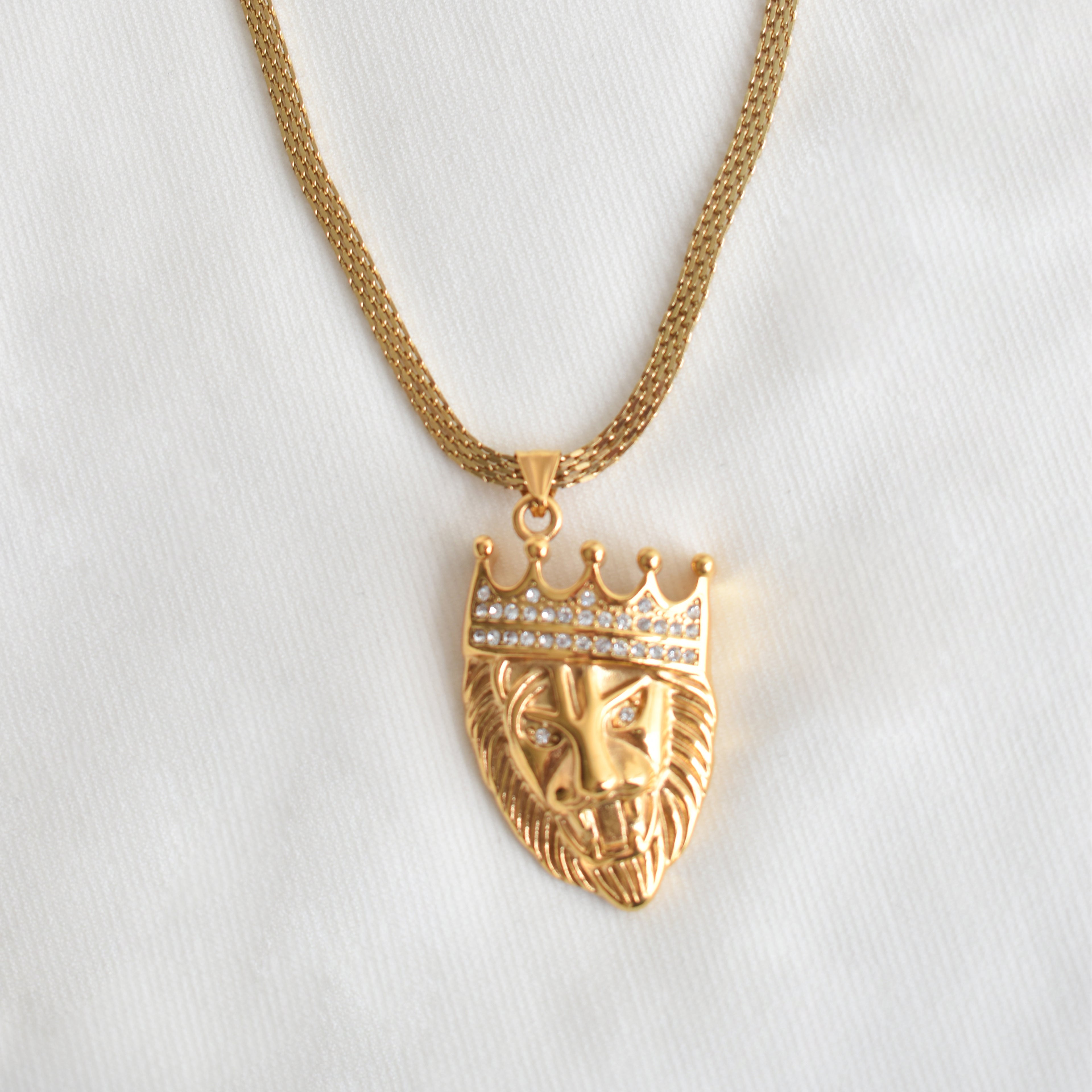 Combo Cadena Chinesca Hombre + Dije Rey Leon