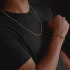 Combo Cadena Veneciana Hombre + Pulsera